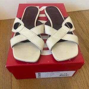 Staud bone sandals size 39 box included